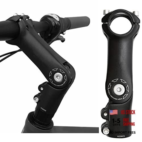 28.6mm x 31.8mm Adjustable Bicycle Handlebar Stem/110mm, 0-90 Degree Rise, 90mm