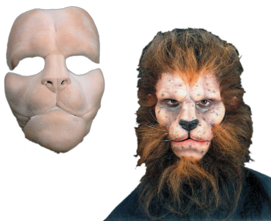Lion Mask Foam Latex Prosthetic Theater Appliance