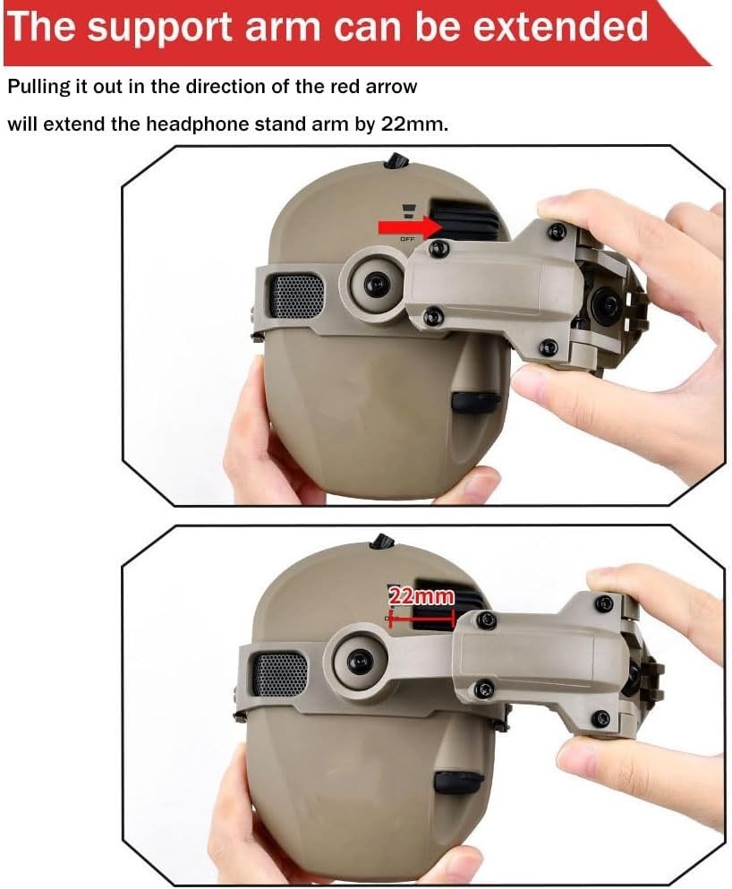 ARC Rail Adapter For Tactical Helmets, Fast Helmets Accessories, Lightweight