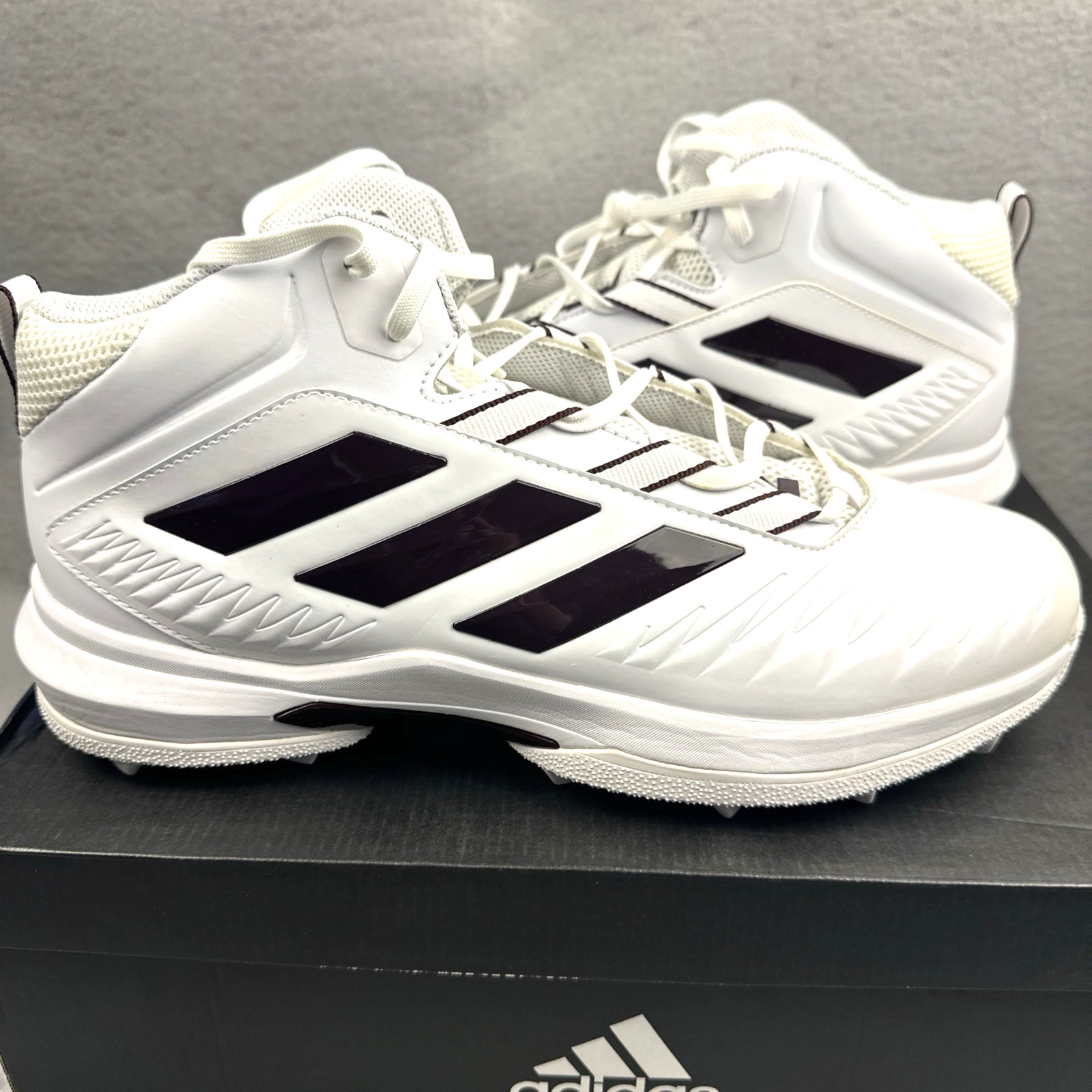 Adidas SM Nasty Torsion 2E FX7599 Mens 11 Football Cleats New In Box White