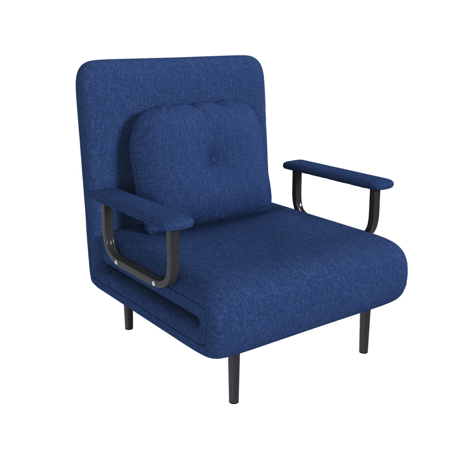 Convertible Sofa Bed Folding Sofa Chair with Adjustable Backrest for Small Space