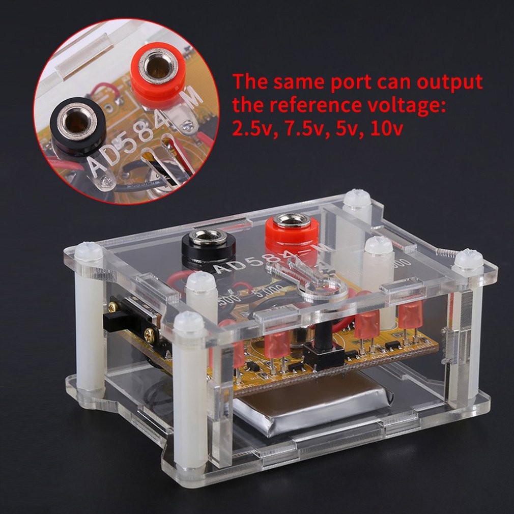 2.5V-10V Voltage 4-Channel Built-in AD584 4-Way Reference Output Board Module m