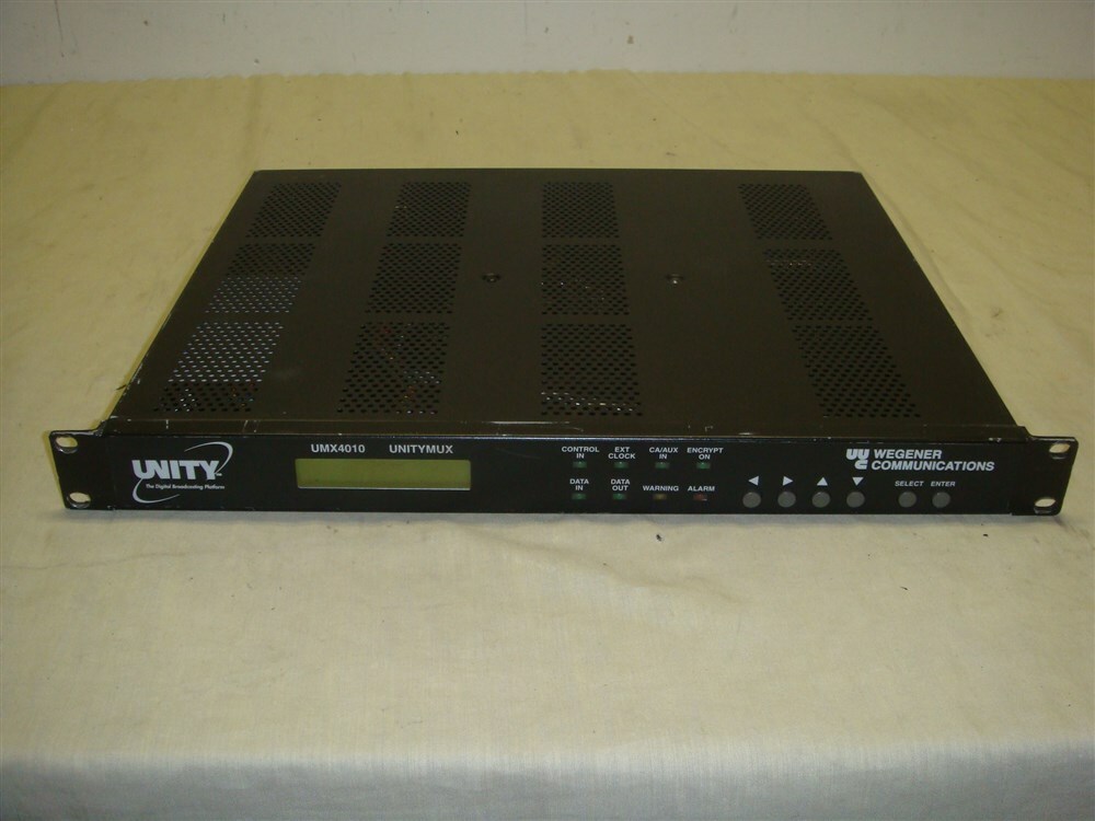 WEGENER UNITY UMX4010 UNITYMUX 4010 DATA MULTIPLEXER + COMPEL NETWORK CONTROL #1