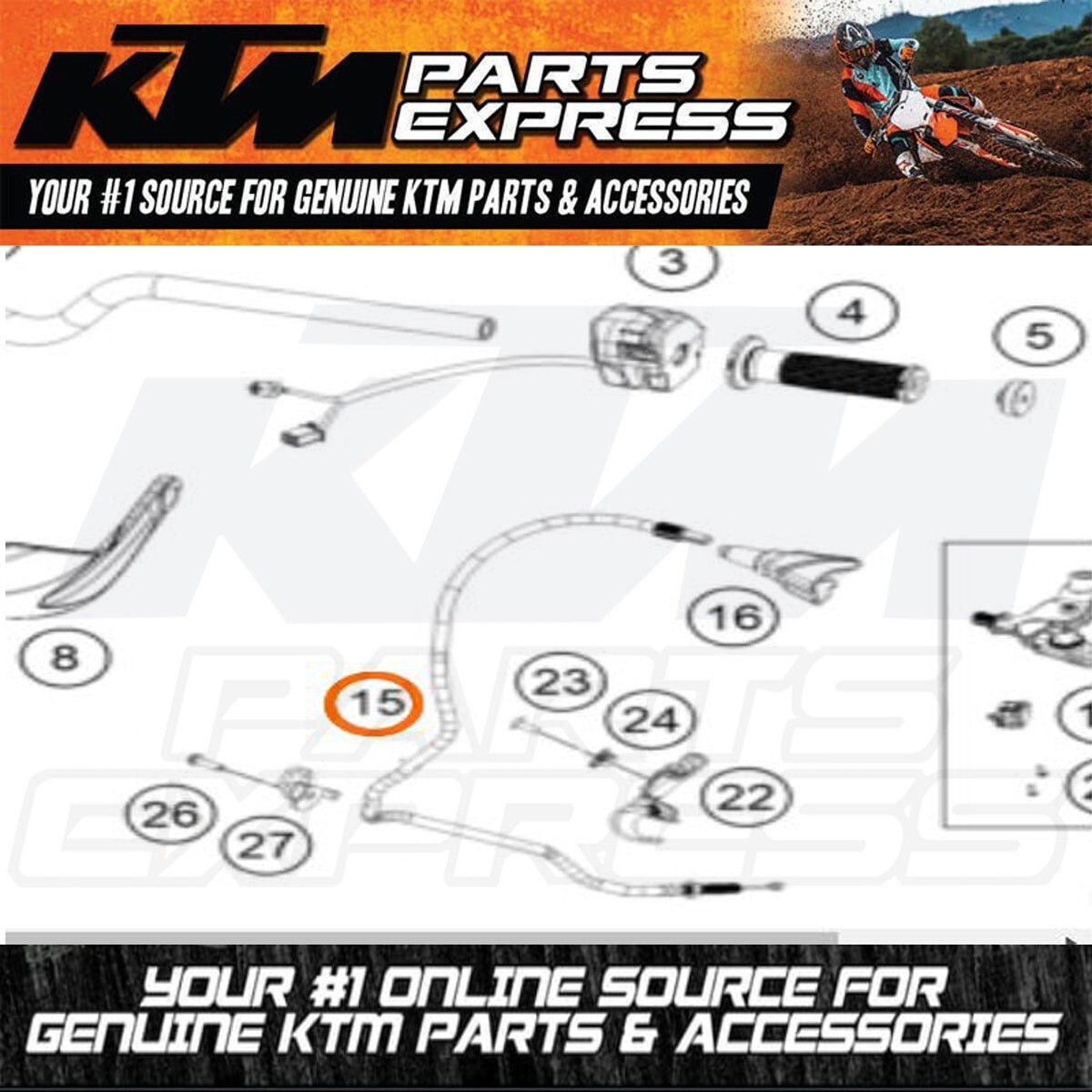 NEW KTM CLUTCH CABLE WIRE FOR 390 ADVENTURE 2020-2024 95802090000