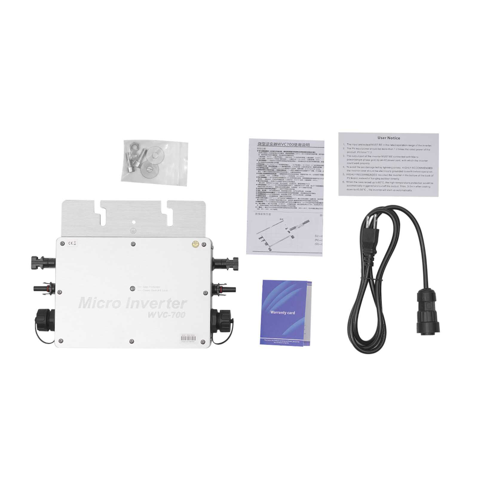 MPPT Grid Tie Smart Solar Micro Inverter 700W Grid Tie & grid-connected 110V