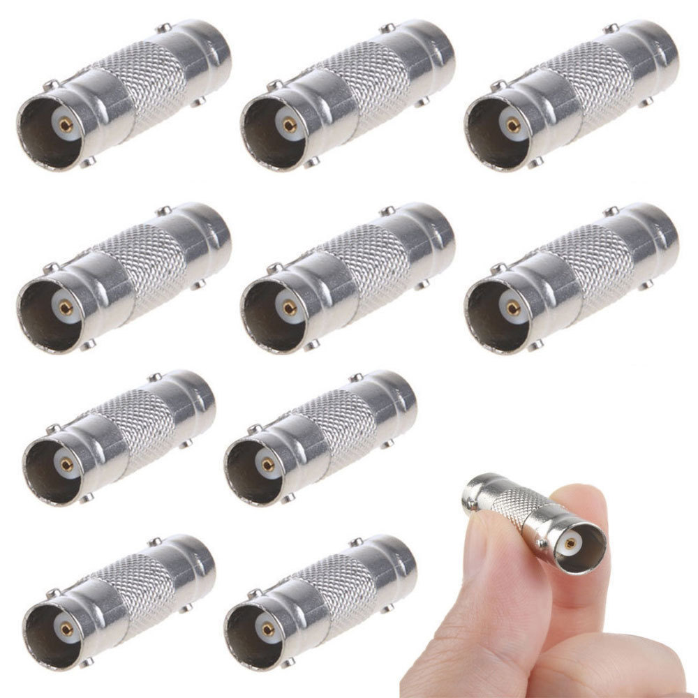 10pcs BNC Cable Extend Coupler for Night Owl C-841-A10 1080P HD BNC systems