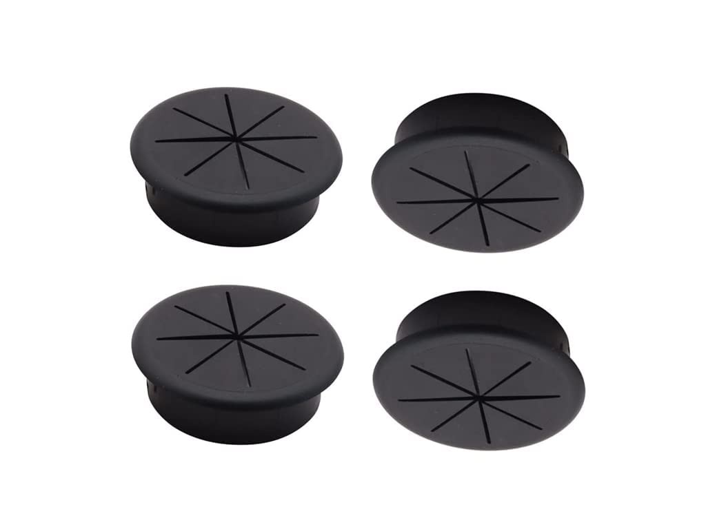 4PCS 2Inch (50mm) Desk Cord Grommets Wire Cable Hole Cover for Office PC Desk...