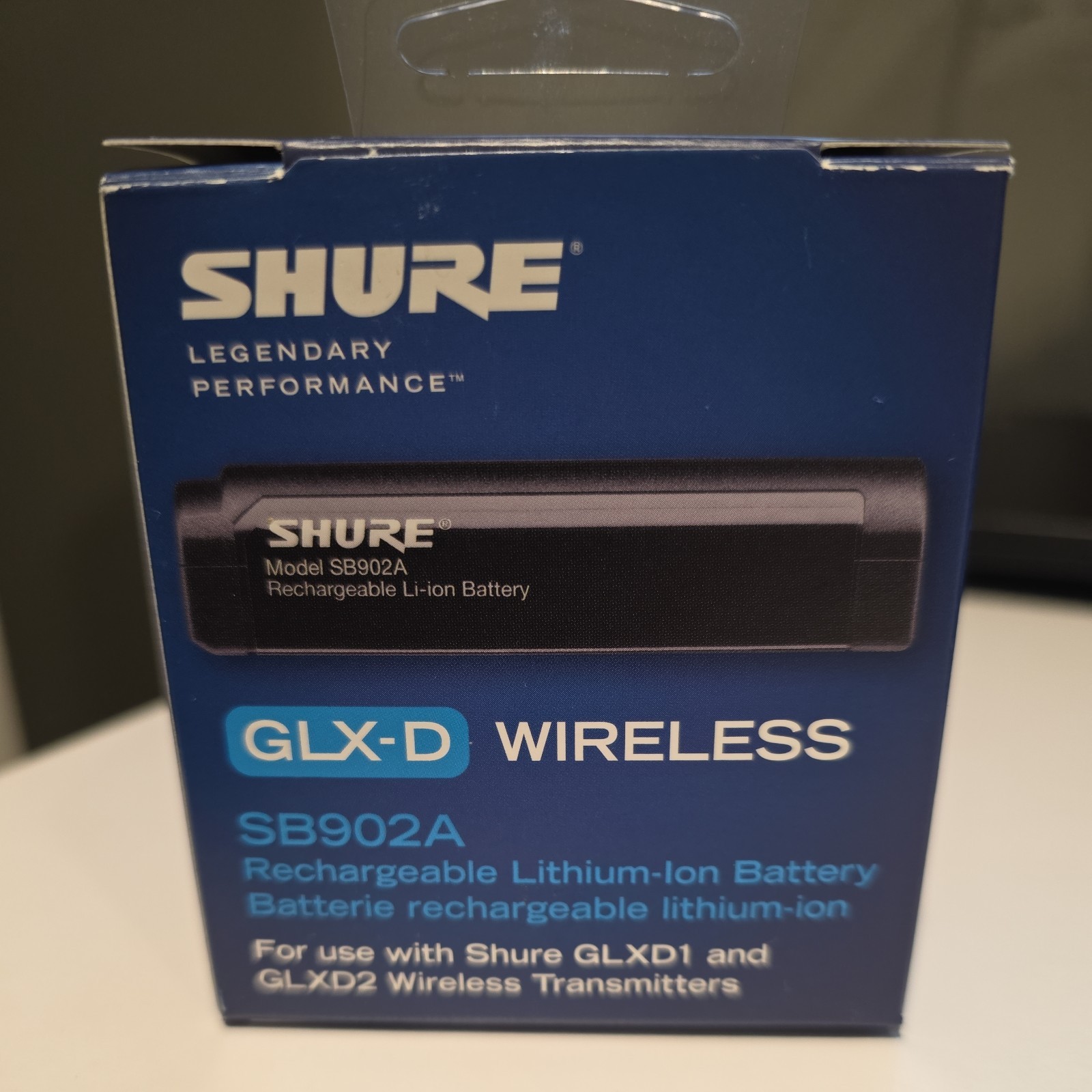 SHURE SB902A GENUINE 1350mAh Lithium-Ion Battery GLX-D Wireless GLXD1 GLXD2 MXW2
