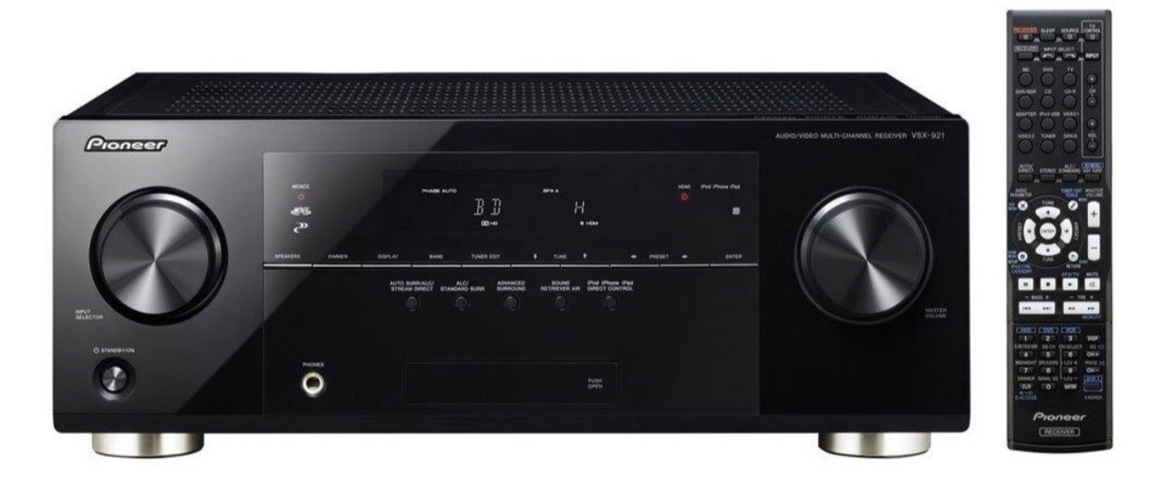 NEW Pioneer Receiver VSX-921-K Audio / Video AV 7.1 Multi Channel 3D Ready HDMI