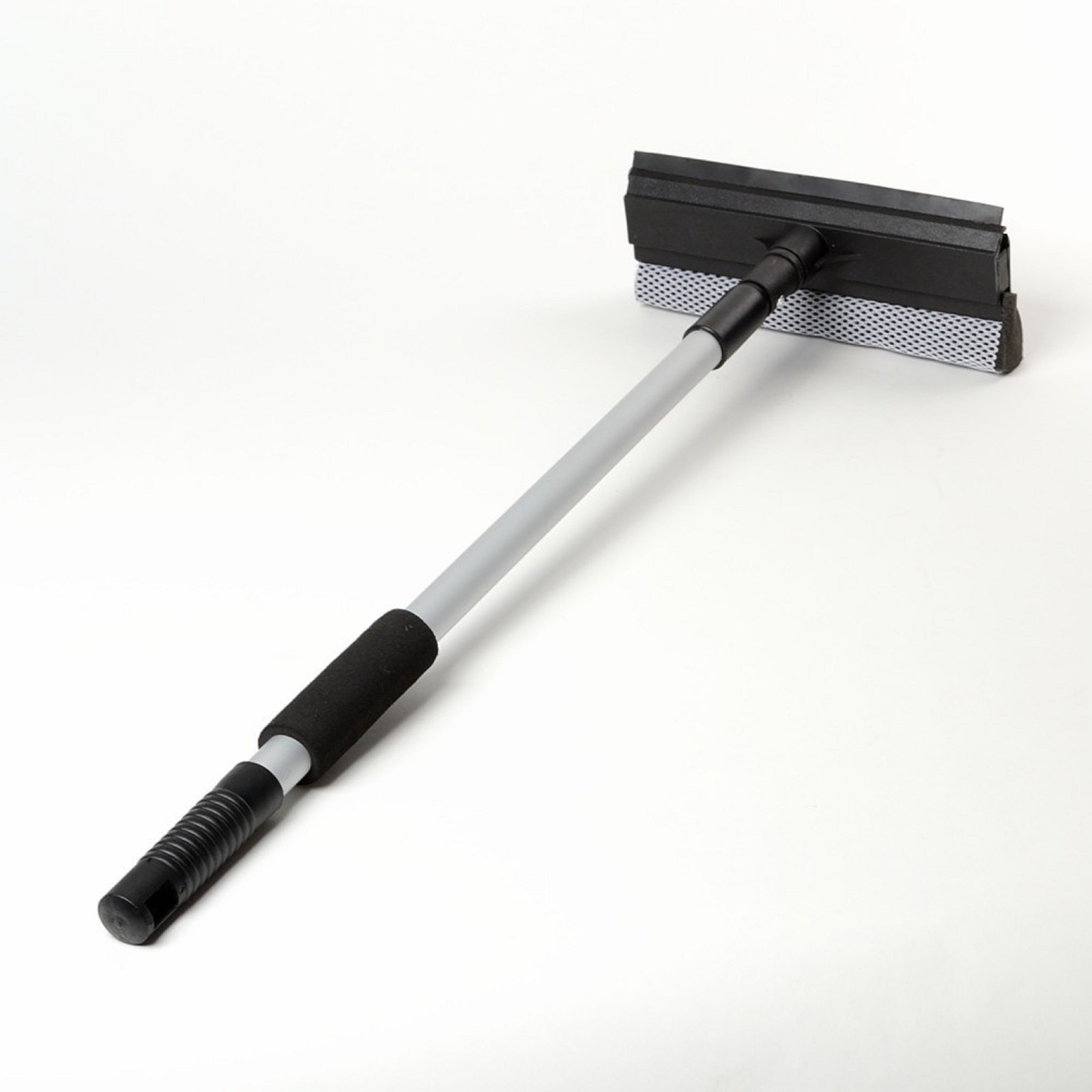 22 - 32" inch Extendable Rubber Window Cleaning Squeegee & Sponge for Windshield
