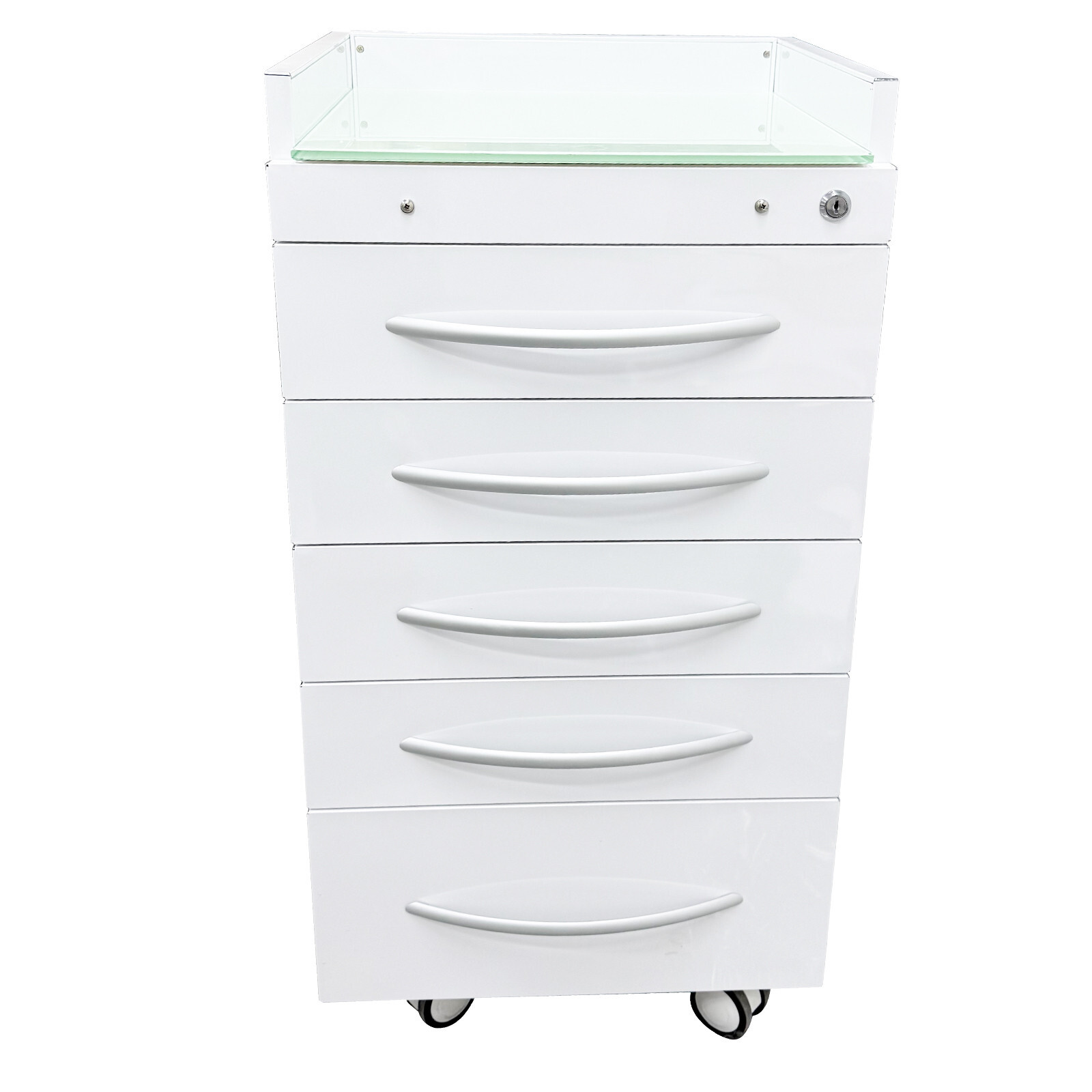 5 Drawer Dental Storage Cabinet 17.7x15.7x31.5IN Assistant's Mobile Cabinet