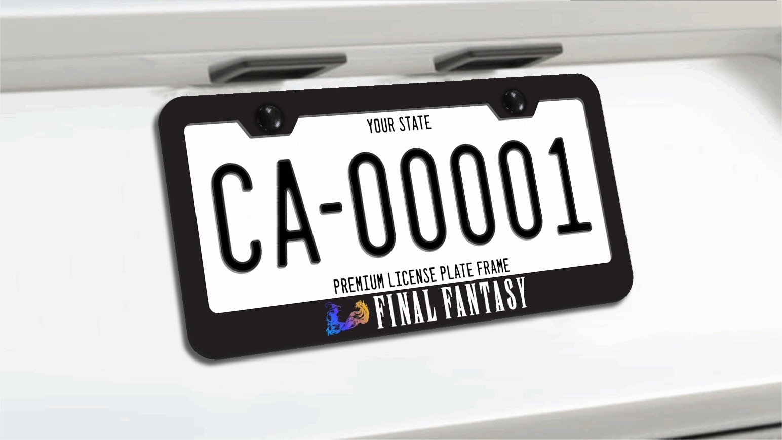 Final Fantasy License Plate Frame | Gaming Gift For Him Her | Made In USA