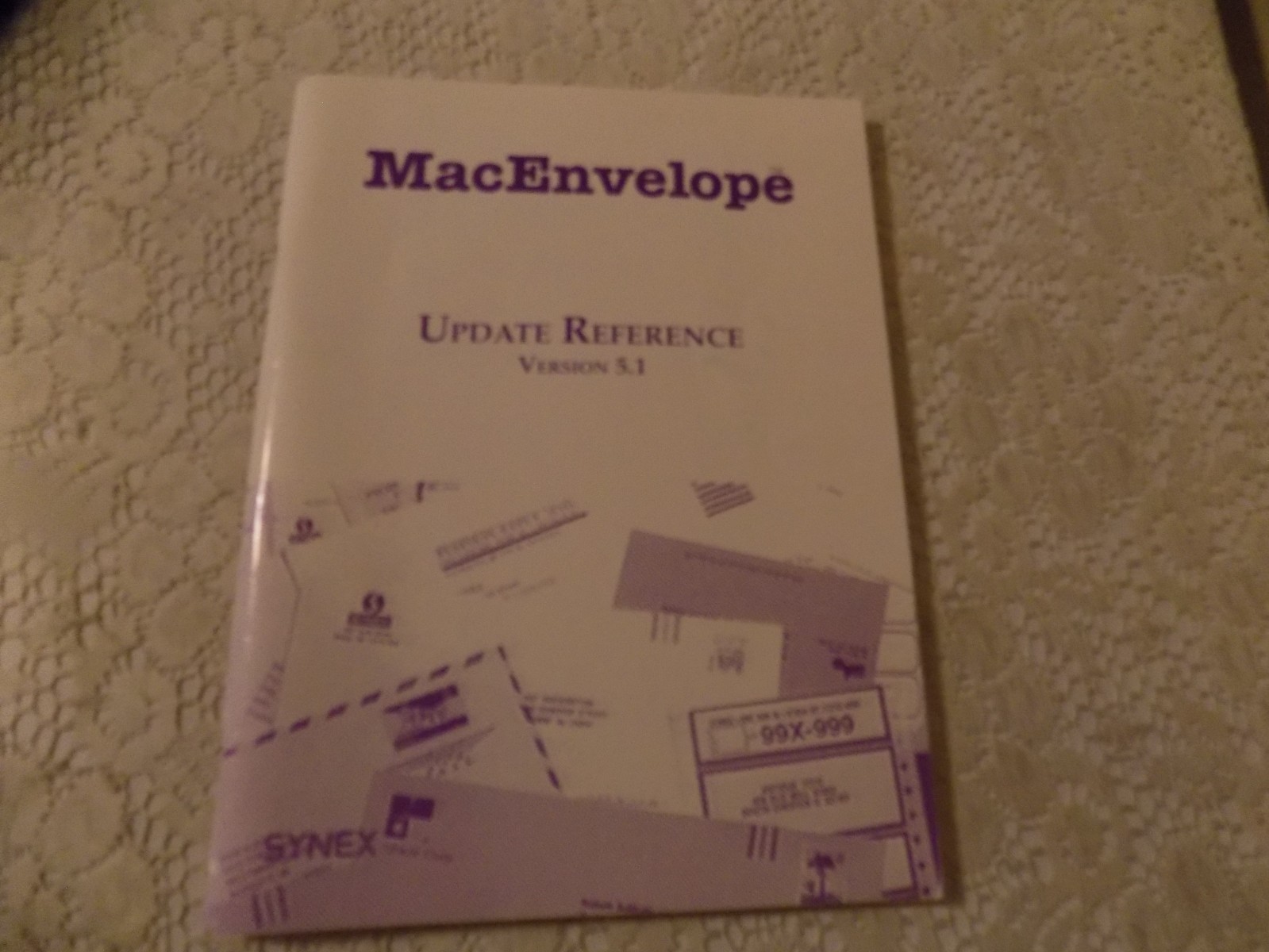 Vintage Synex  Mac Envelope For Mac Version 5.1, NICE