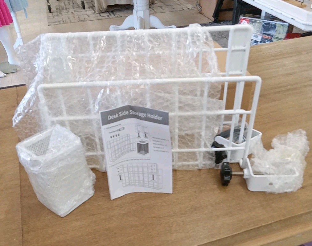 Desk Side Storage Clamp On Storage For Office