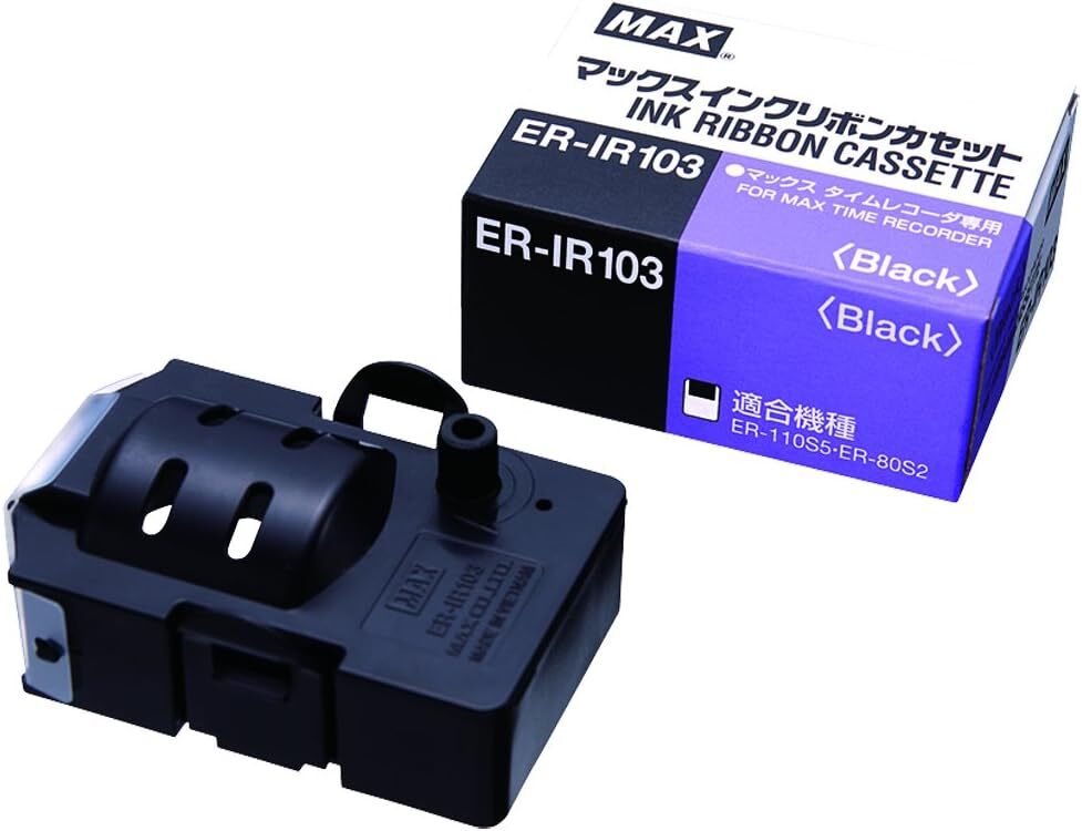 Max ink ribbon time recorder dedicated ER-IR103