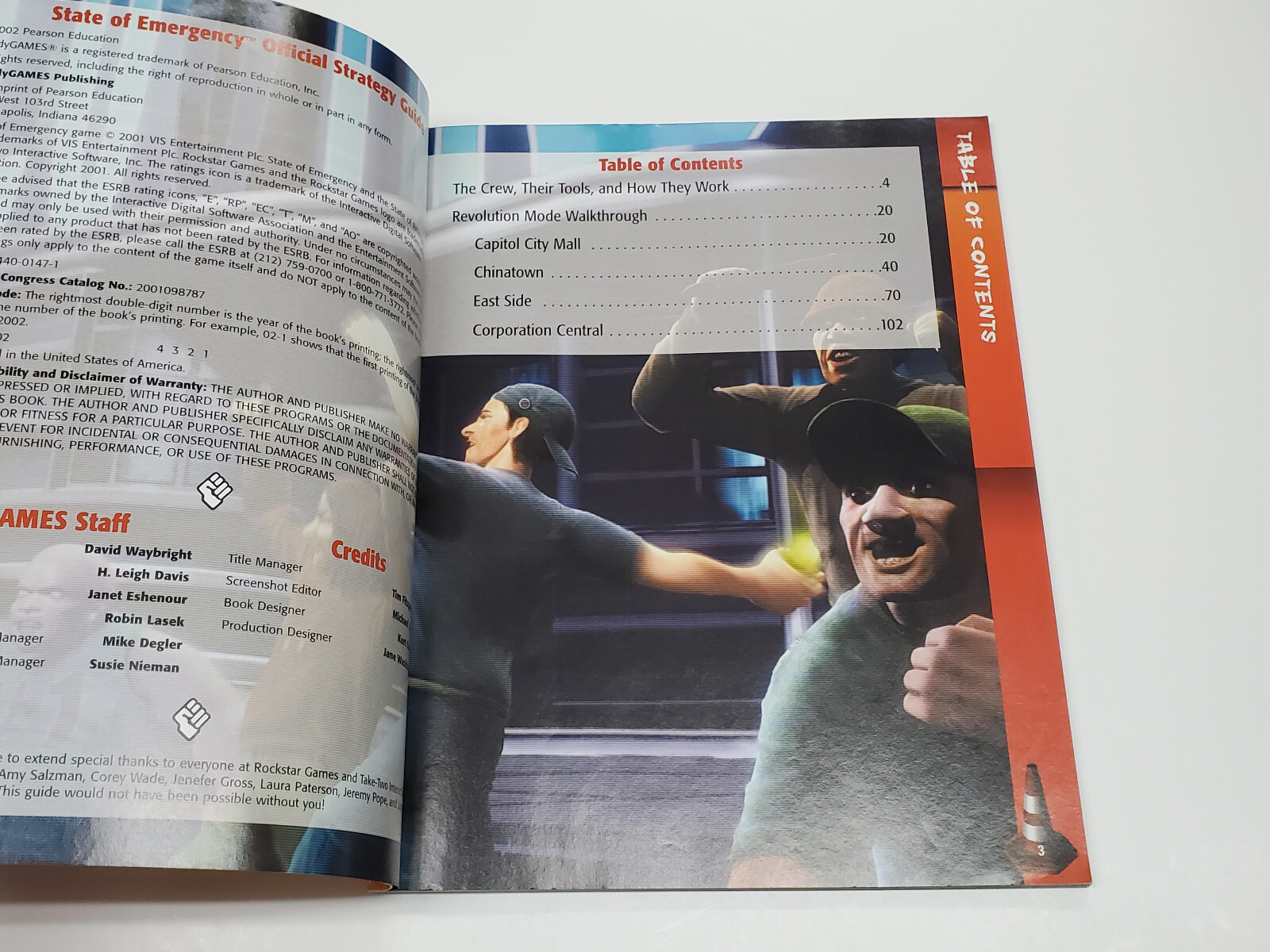 State of Emergency Brady Games Strategy Guide Book