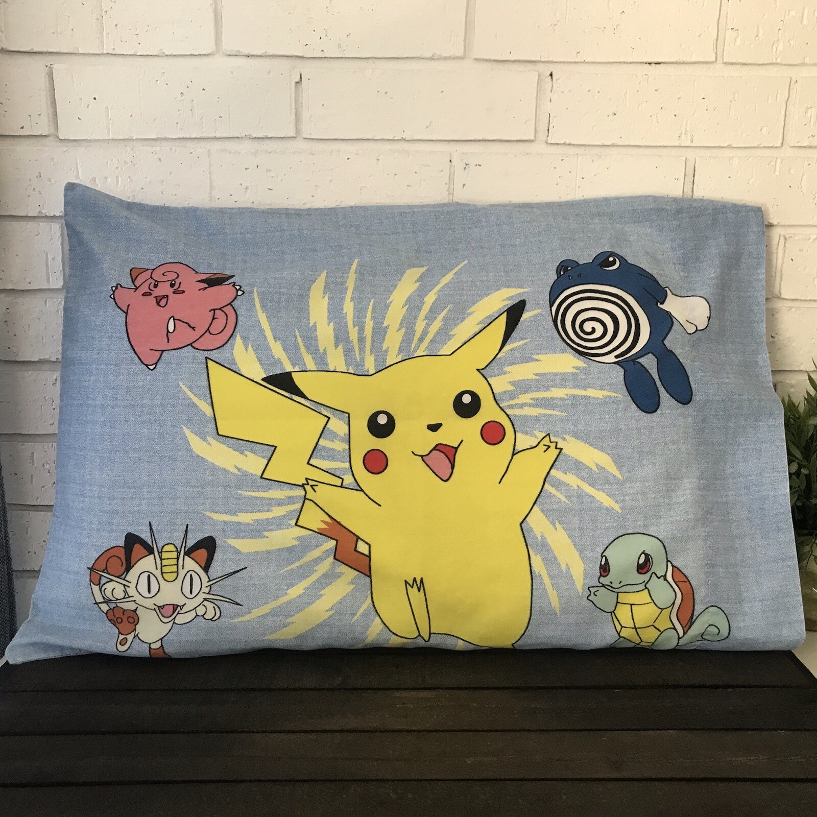 Pokémon Standard Pillow Case Pikachu Ash