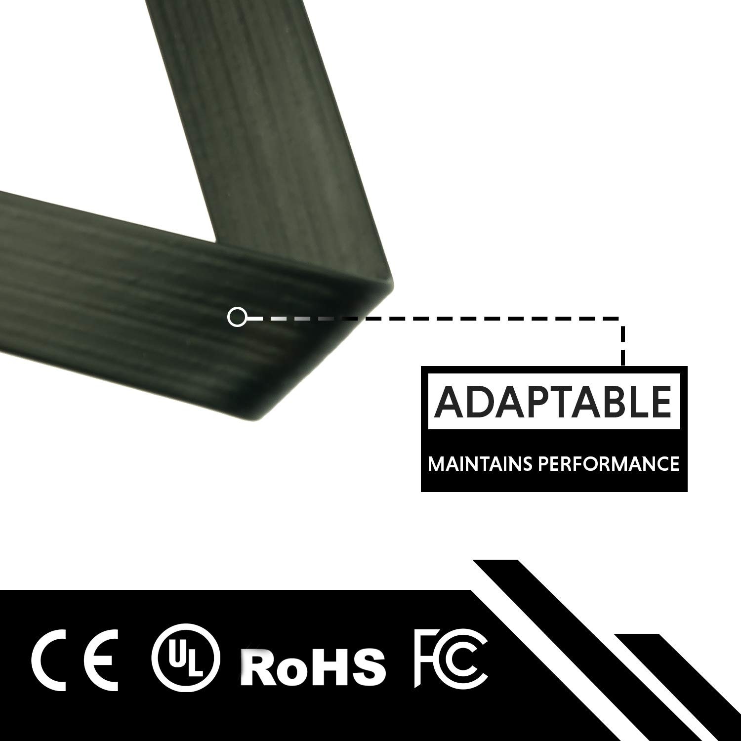 - Flexible SLI Bridge Cable Extreme High-Speed Technology Premium Shielding 8...