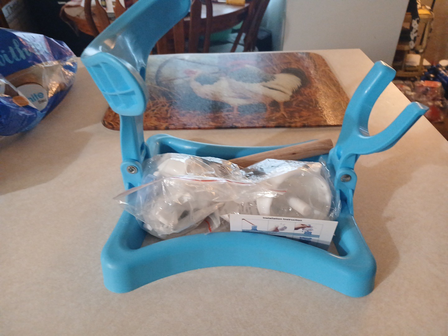 5 Gallon Water Jug Holder, Collapsible Water Dispenser Stand and 2 Valves