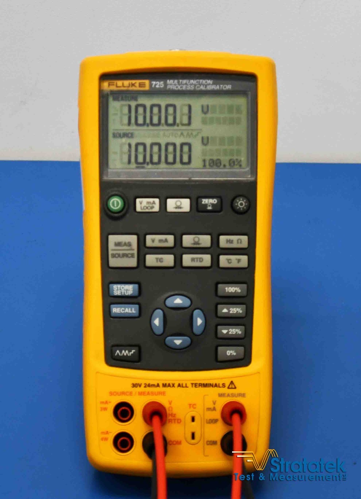 Fluke 725 Multifunction Process Calibrator - NIST Calibrated with Data