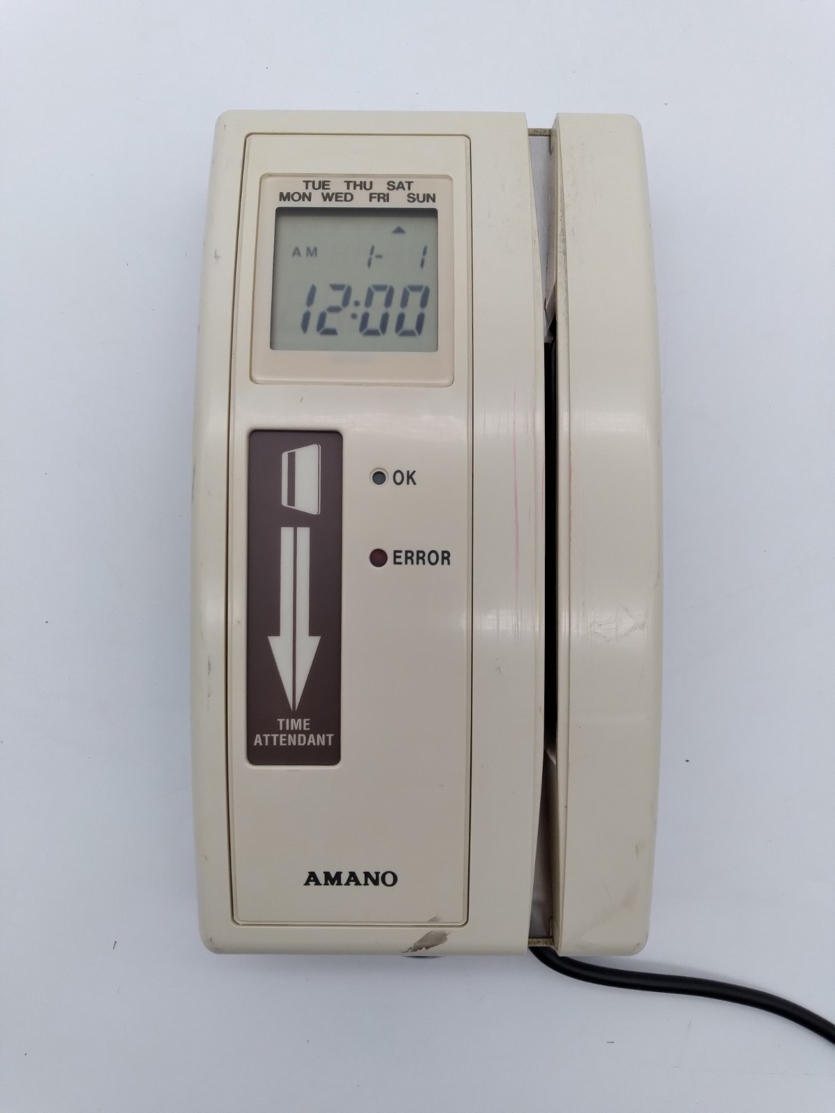 Vintage Amano Time Clock MTX-5 MTX5 Timeclock