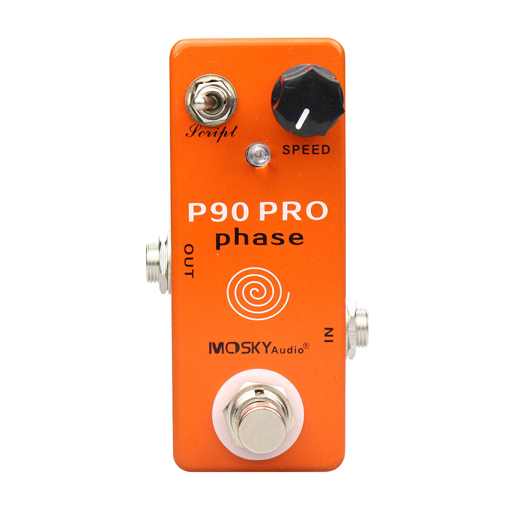 LEKATO Phaser Pedal Electric Guitar Phase Effect Pedal True Bypass Metal Shell