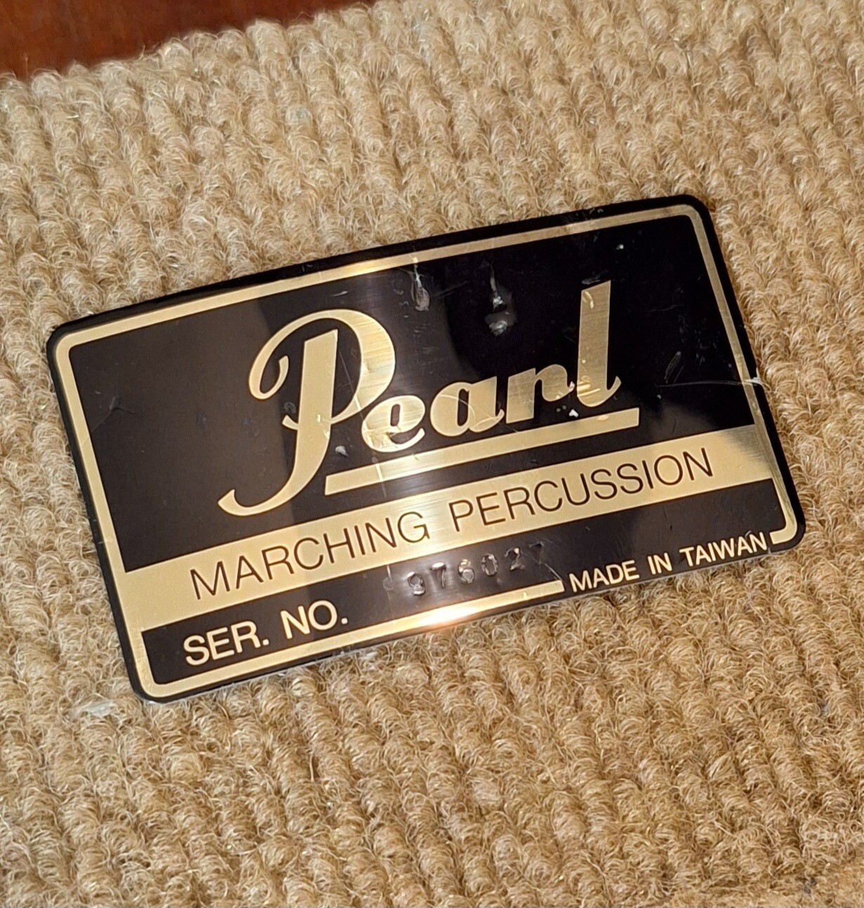 Pearl Marching Drum Badge for Snare Bass or Tom Lot 82-70
