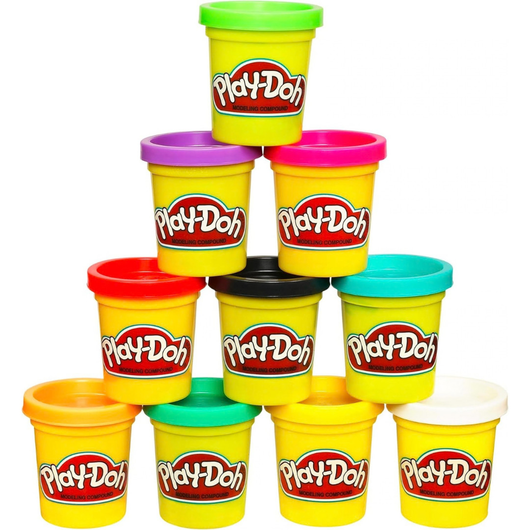 Modeling Compound Non Toxic Play Dough Assorted Colors Kids Toddler Toys 10 Pack