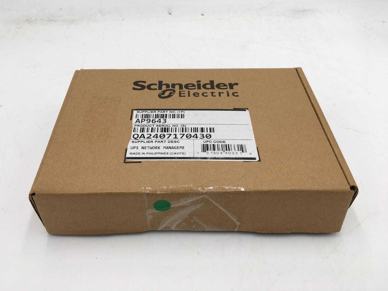 NEW APC AP9643 UPS Network Management Card 3 Adapter TESTED, 2024 Date Code!!!