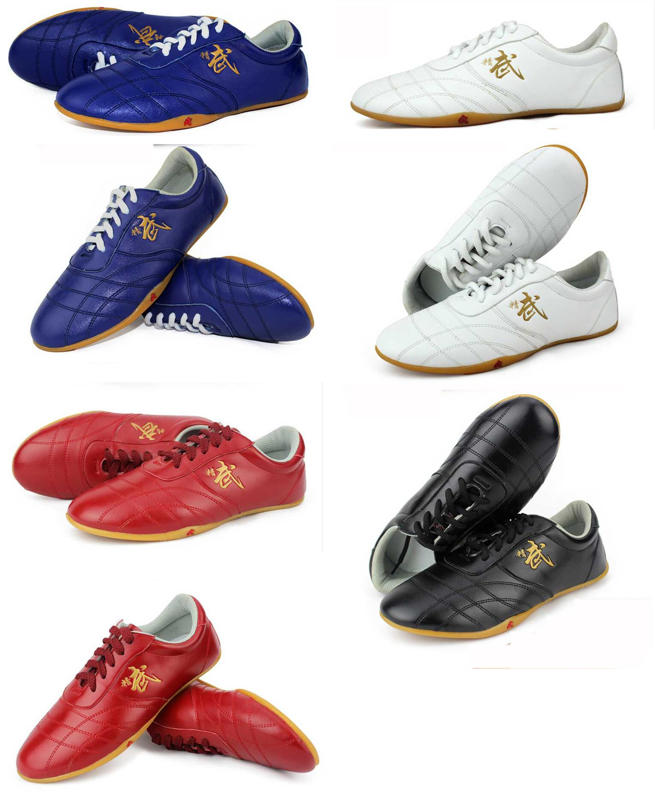 Martial Art Karate Taekwondo Shoe Kung Fu Genuine Leather Shoes Tai Chi Training