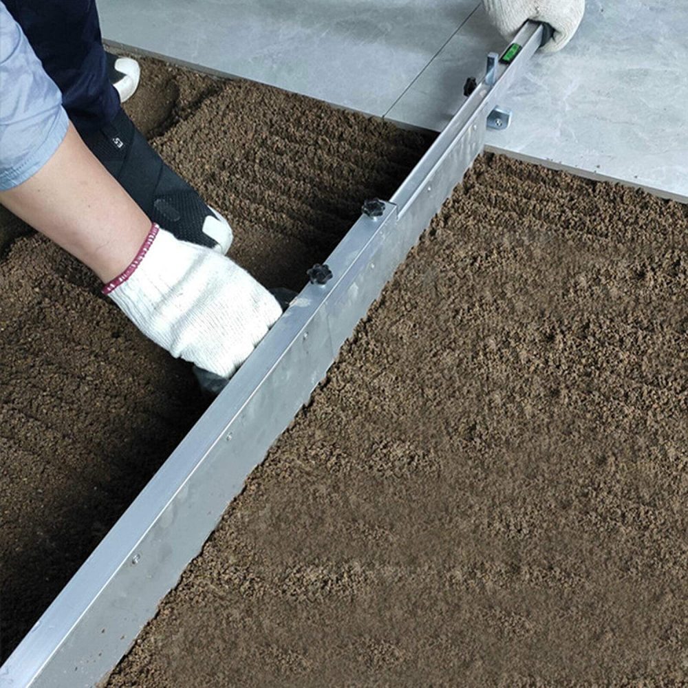 Thicken Tile Flat Sand Tool Collapsible Floor Ash Leveling Paving Tool Artifact