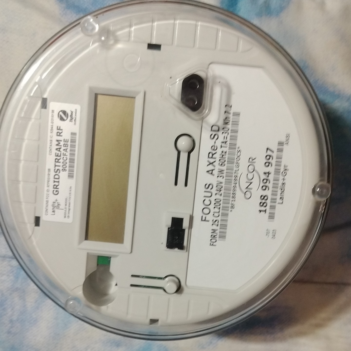 Gridstream RF Focus AXRe-SD 240V Digital Electric Meter