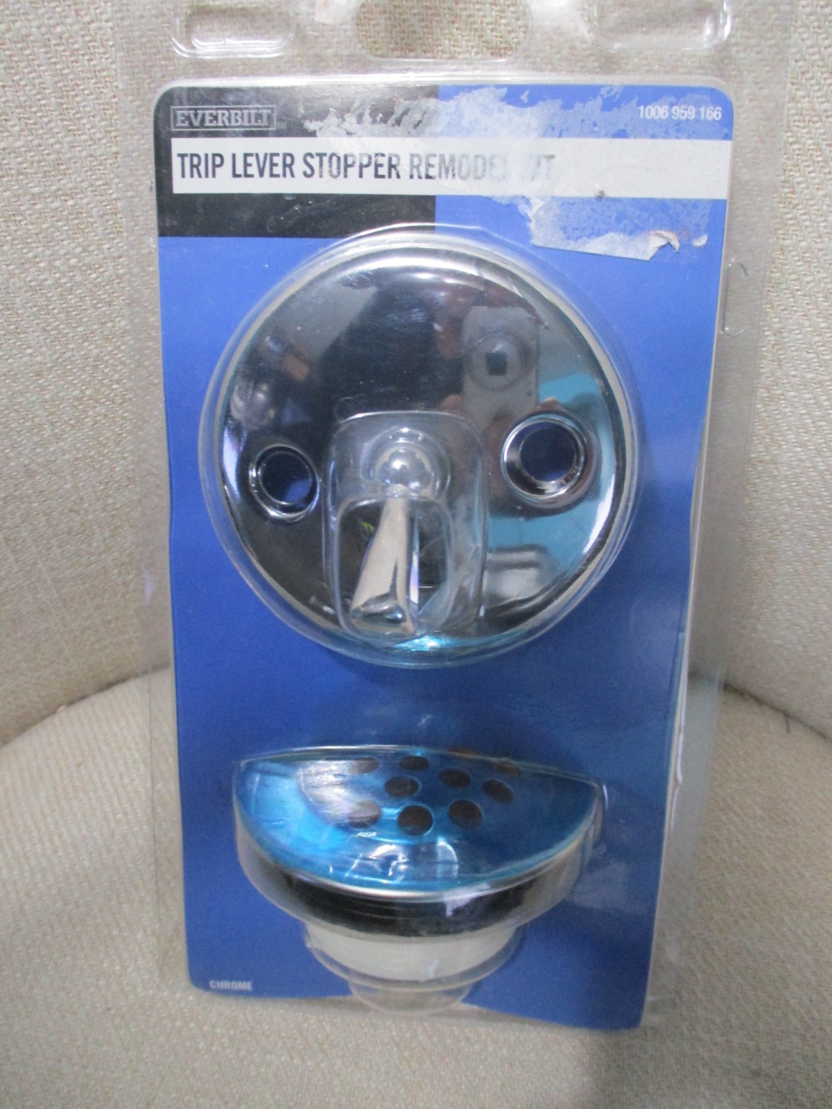Everbilt Trip Lever Stopper Remodel Kit Chrome 865180