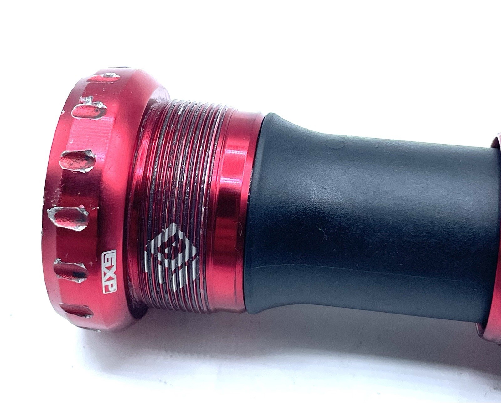 SRAM BlackBox Ceramic GXP Road Bike Bottom Bracket Red Anodized