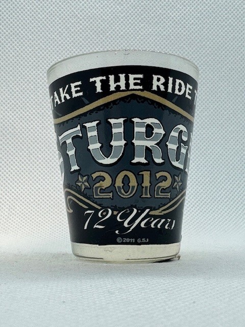 Sturgis 2012 Clear Standard Shot Glass