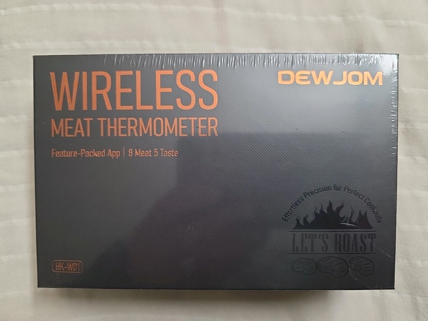 DEWJOM WIRELESS MEAT THERMOMETER SINGLE PROBE 500FT SILVER
