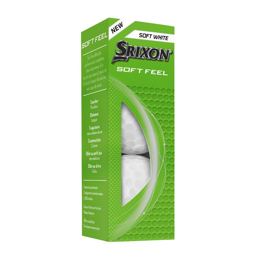 SRIXON SOFT FEEL 14 SOFT WHITE GOLF BALL DOZEN
