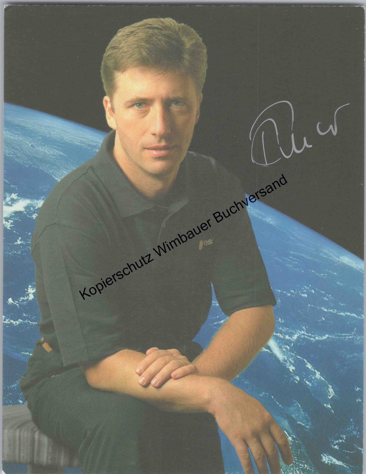 Original autograph Roberto Vittori ESA astronaut /// autograph autograph signed