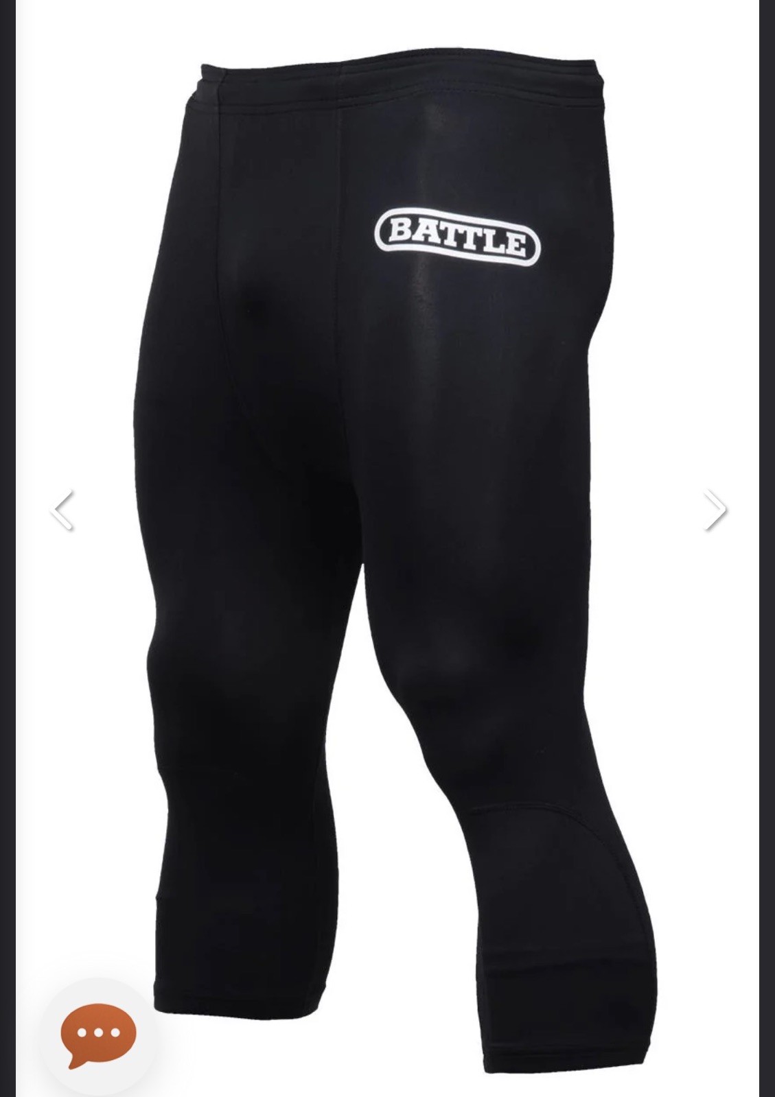 Mens Battle Sports Jock Spandex Tights Football Compression Pants Black M
