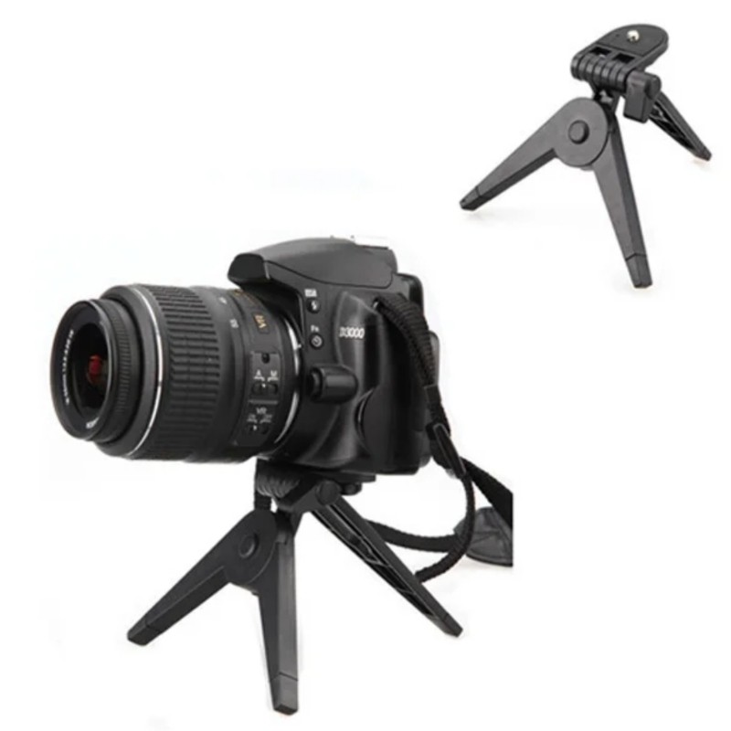 MultiPurpose Mini Tripod Foldable ABS Build Shockproof Base For Camera Mount