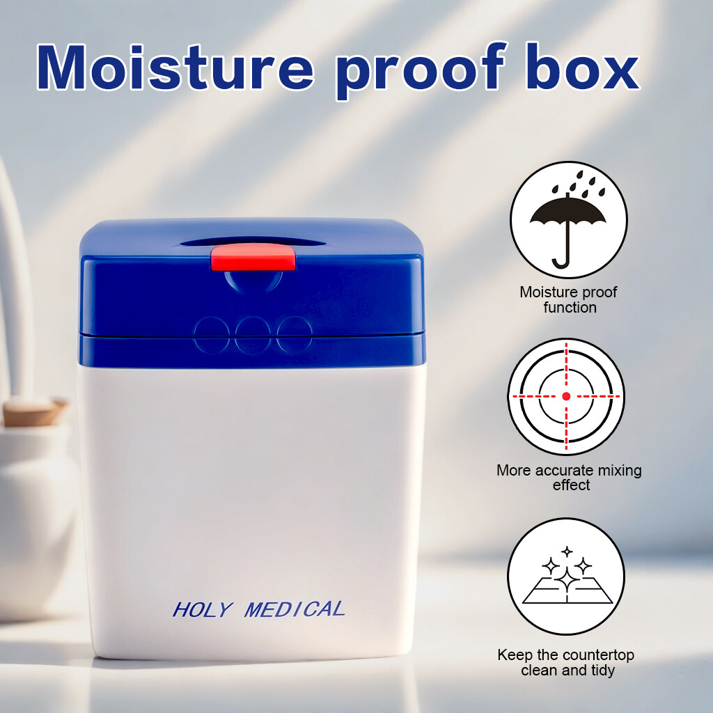 Dental Proof Box Stackable Storage for Impression Materials & Mixer Accessories