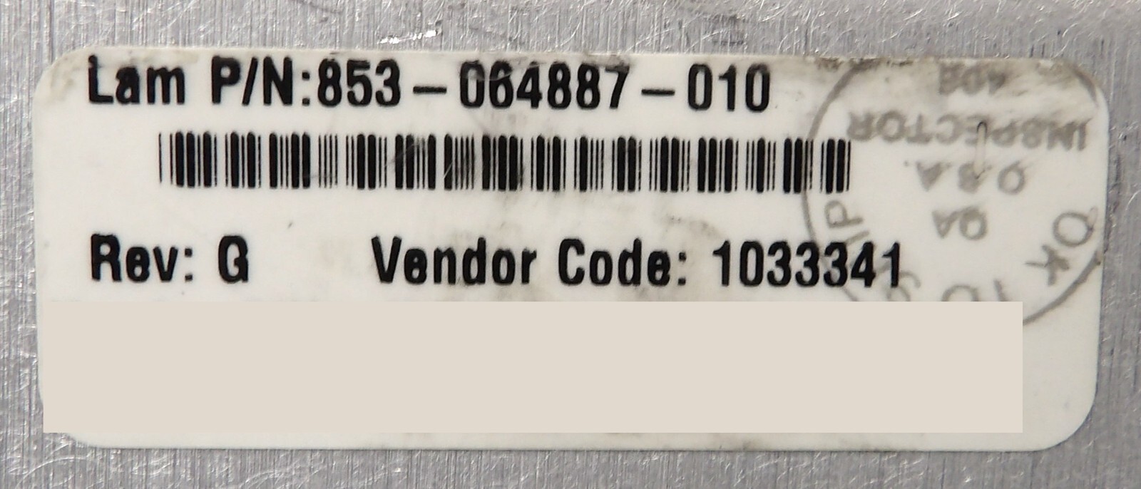 Lam Research 853-064887-010 RF Source Match Unit Working Surplus