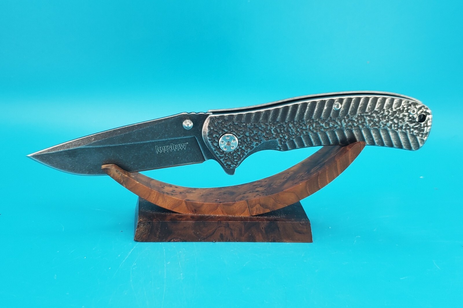 Kershaw 1301BW Starter Blackwash Assist Open Flipper Folding Knife Pocket Folder