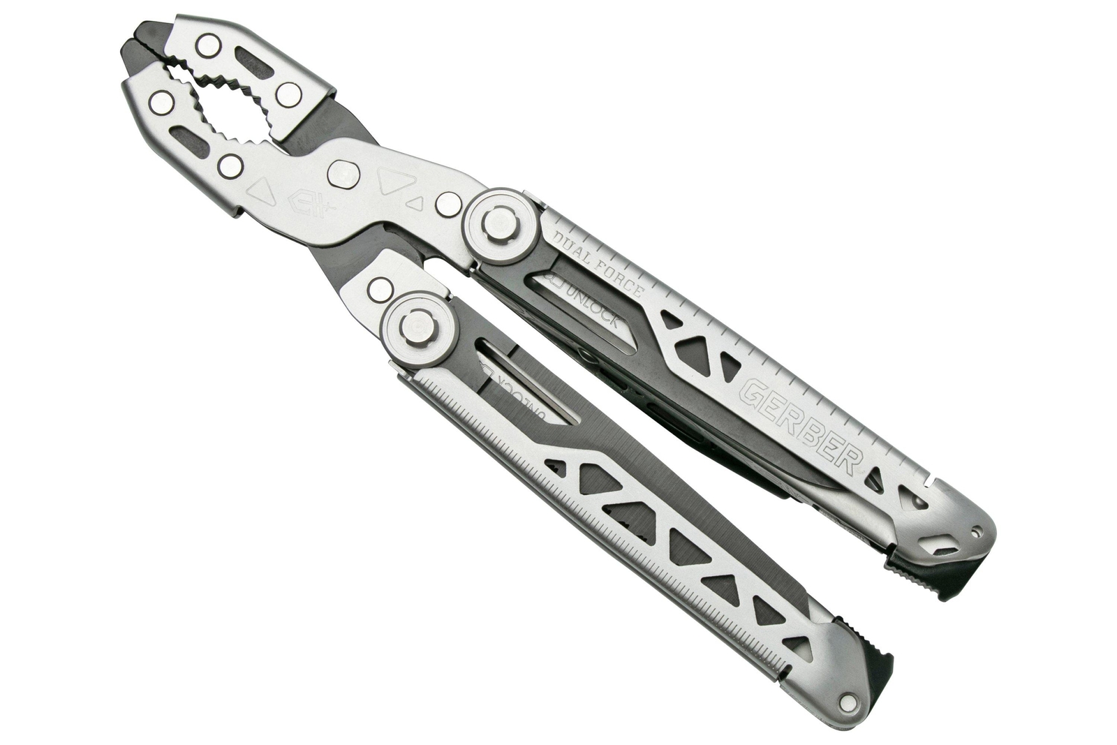 Gerber -1613- Dual Force Multi Tool Small fastener Pliers Knife Saw Screwdriver