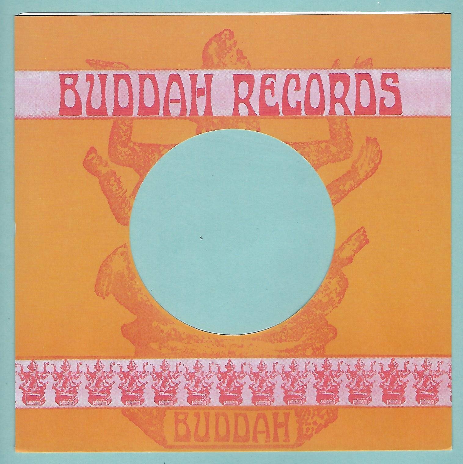 BUDDAH (orange/red) REPRODUCTION RECORD COMPANY SLEEVES (pack of 10)