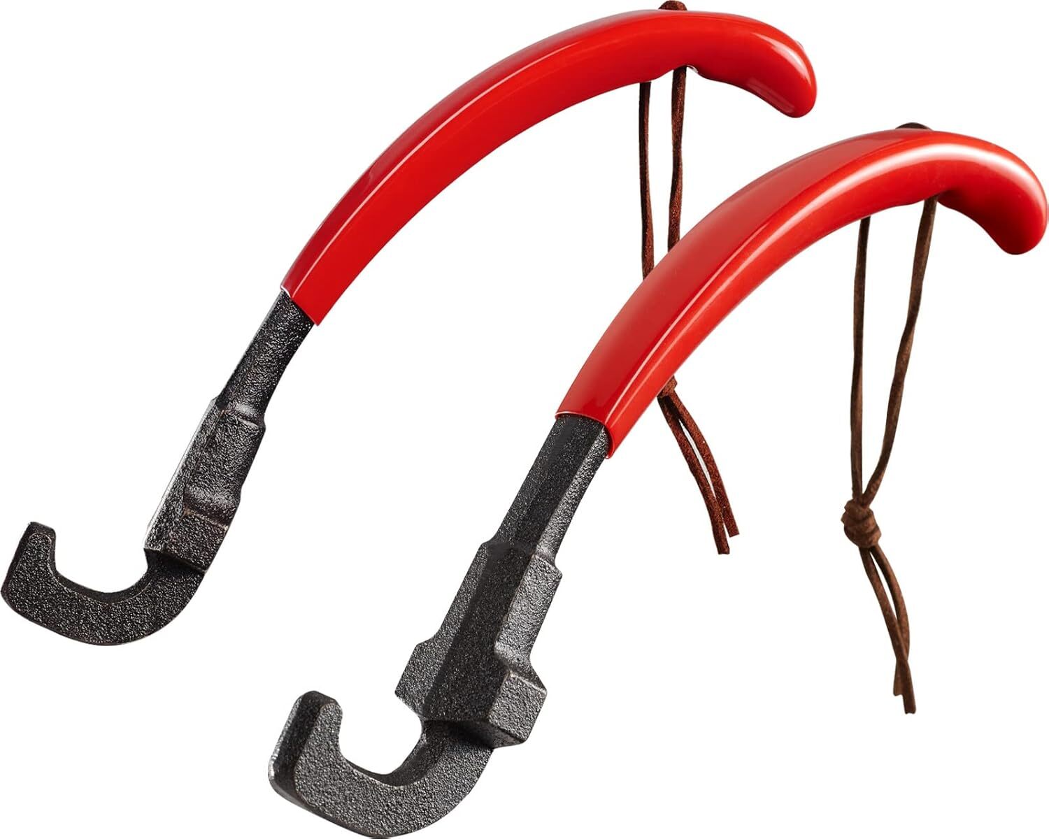 2-Pack Cast Iron Grill Grate Lifter: Universal Tool for Gas & Charcoal Grills