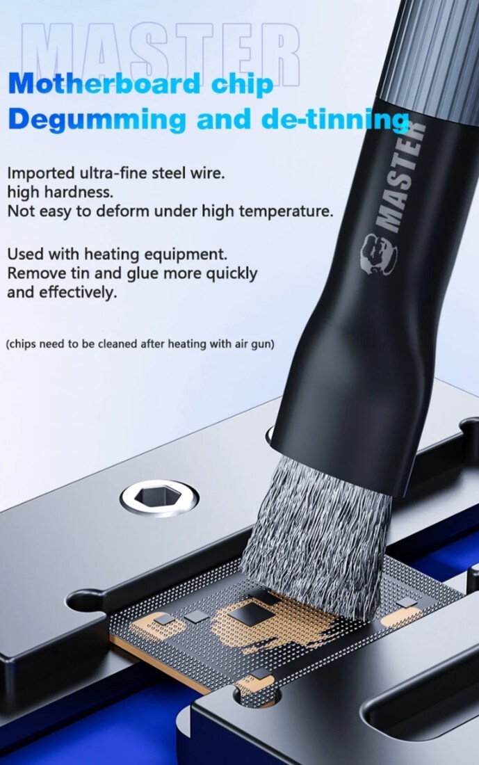Mechanic Glue Remover Brush MANE BRUSH Cleaning Tool Motherboard Cell Phone