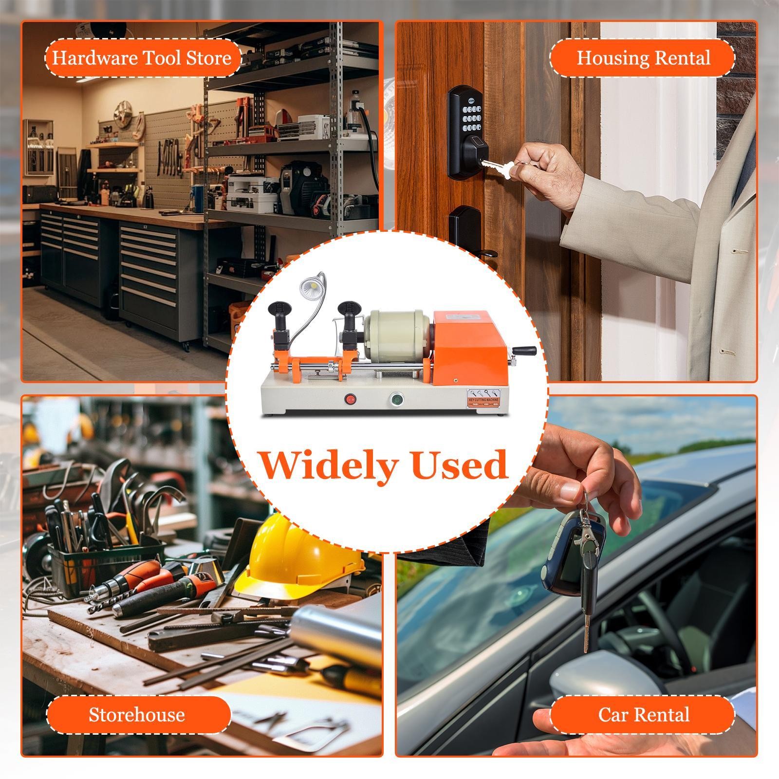 Key Cutting Duplicating Machine Cutter Key Copier Locksmith Tools