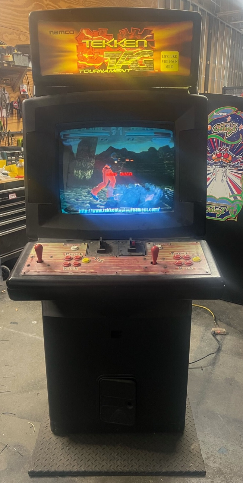 TEKKEN TAG TOURNAMENT ARCADE MACHINE by NAMCO 1999 (Excellent Condition)