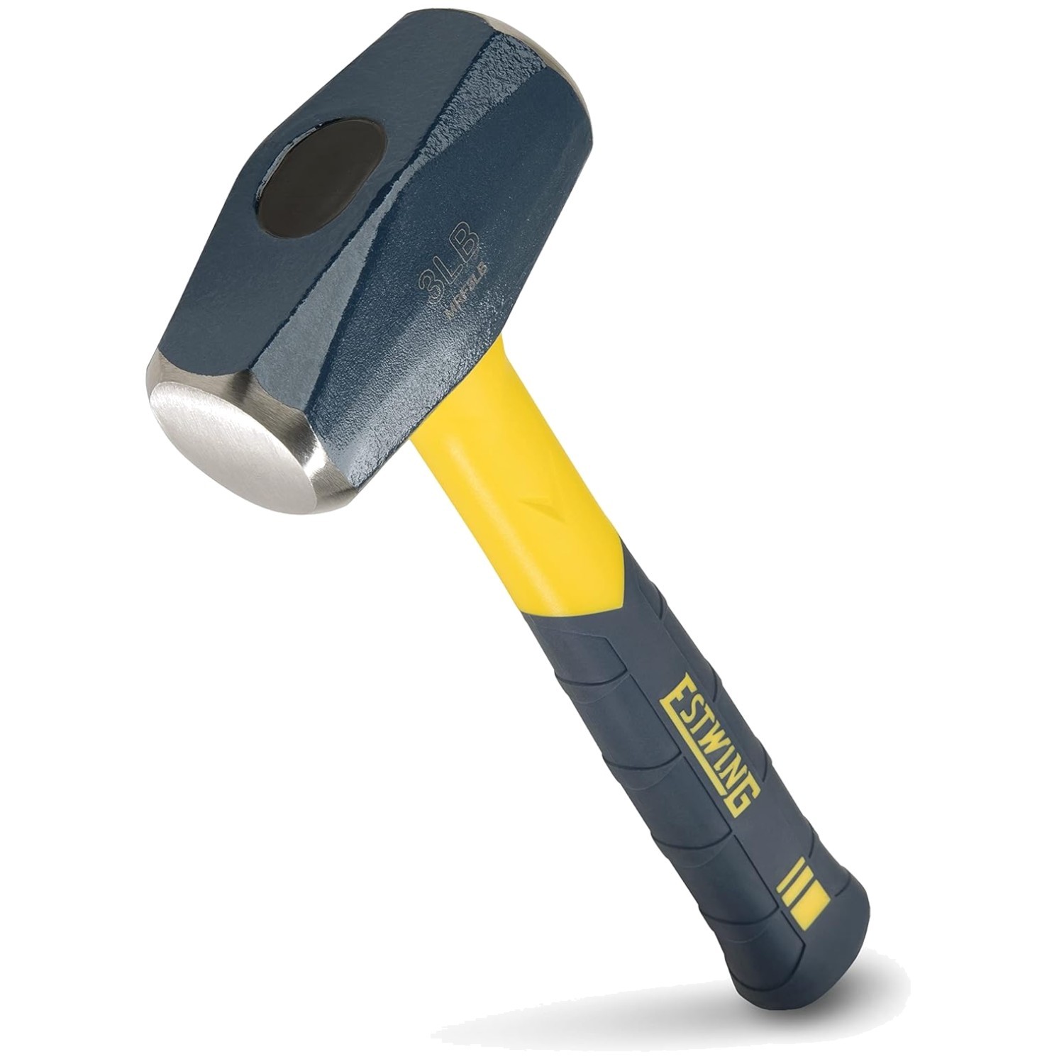 Fiberglass Handle Sure Strike Hammer - 3lb Alloy Steel Head
